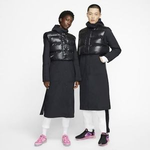 NWT Nike Sportswear City Ready Hooded Coat with Vest Black Size Small